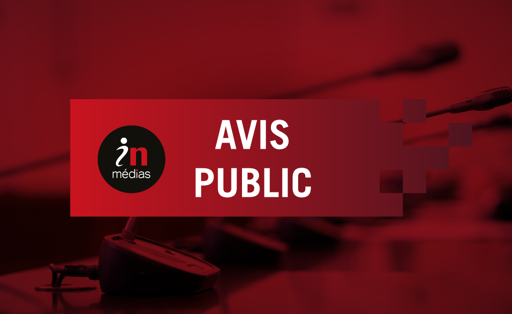 AVIS PUBLIC