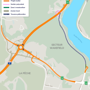 Les travaux de l’autoroute 5 se poursuivront jusqu’à Wakefield — La Pêche