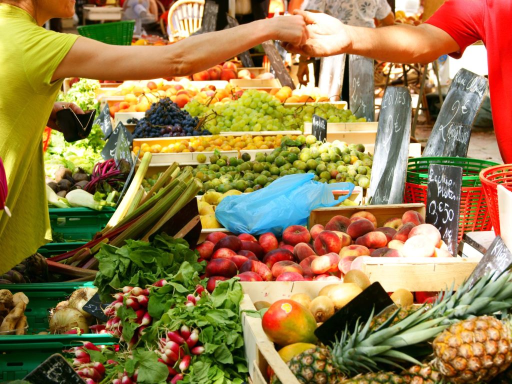 Marché de légumes